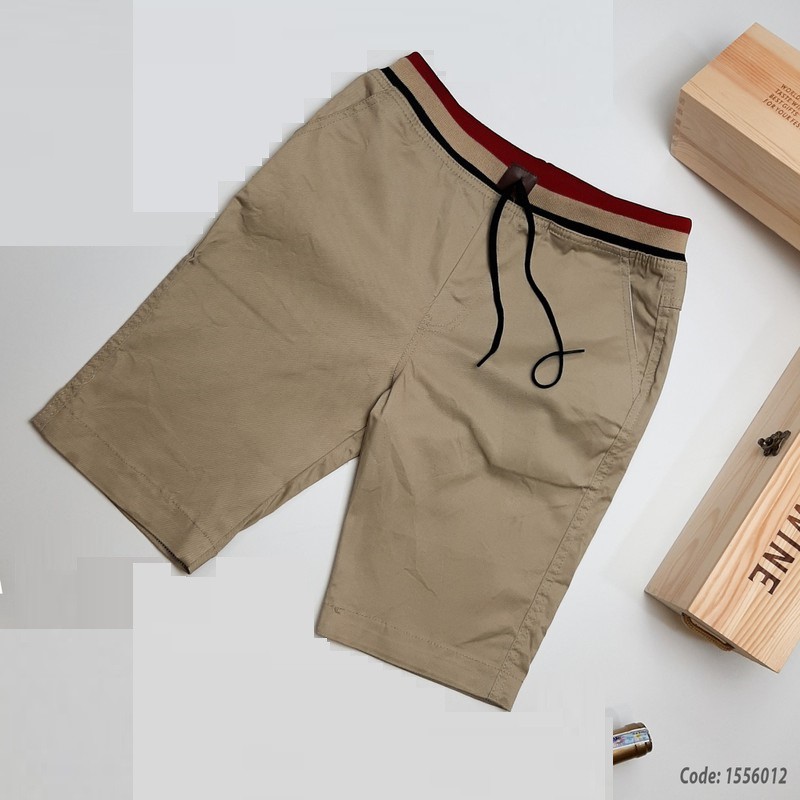 Combo 2 quần short kaki lưng thun nam
