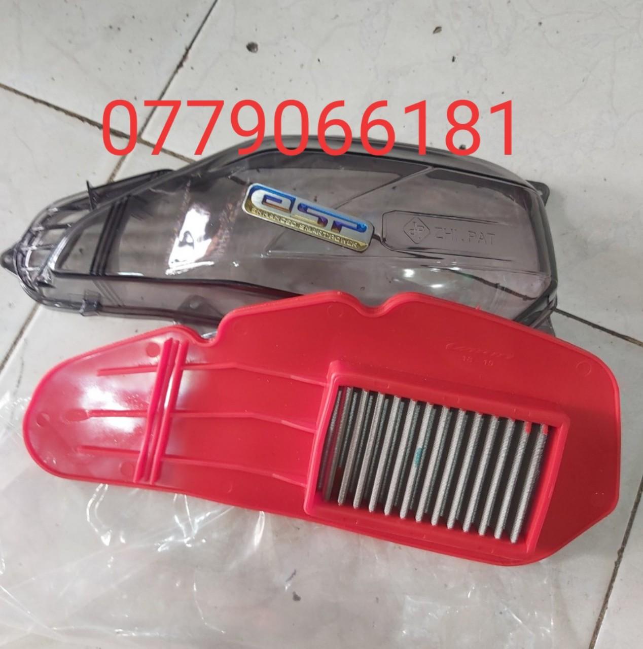 COMBO 3 MÓN LỌC GIÓ VÀ NẮP CHỤP ZIPAT XỊN & TEM GẮN VISION AIRBLADE VARIO CLICK THÁI