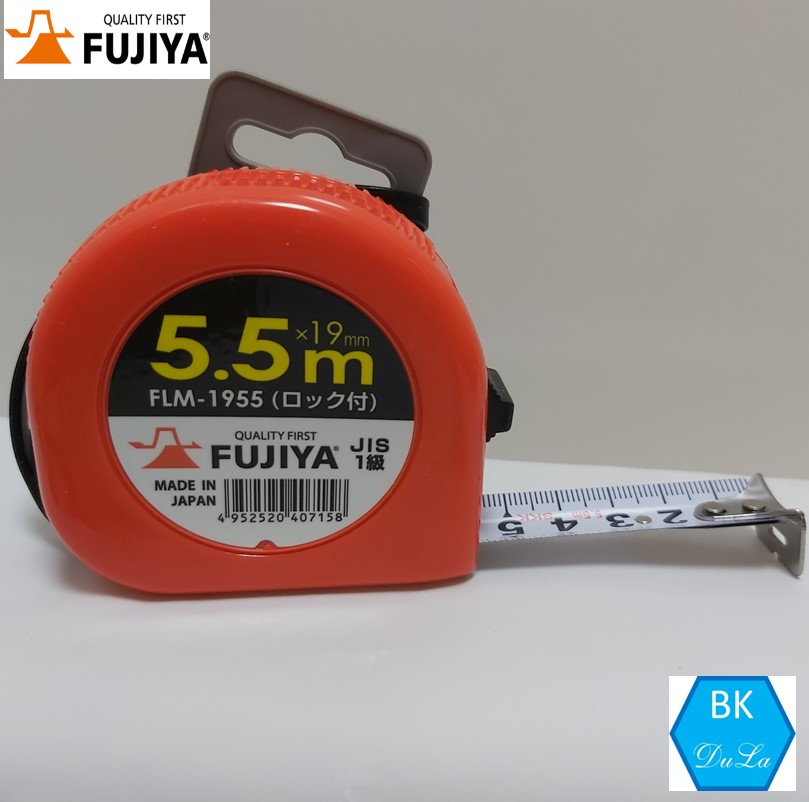 Thước dây- thước cuộn 19mm 5.5m fujiya flm-1955- chất lượng nhật