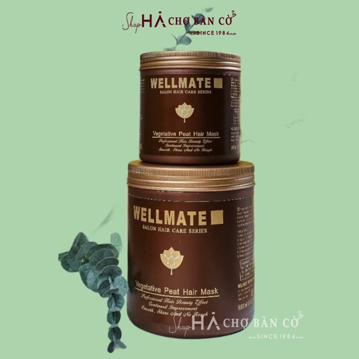 Hấp Dầu WELLMATE - Vegetative Peat Hair Mask - SẢN PHẨM TỐT, CHẤT LƯỢNG CAO