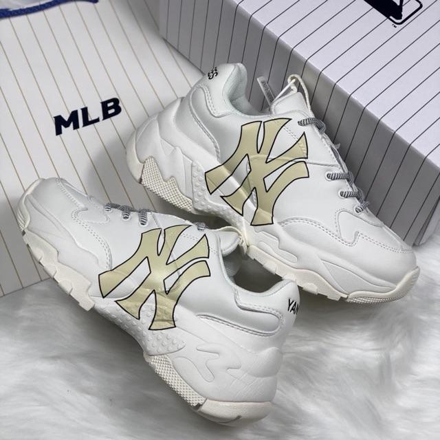 [Freeship hoặc quà 29k] Giày thể thao mlb ny Porkun Sneaker,tăng chiều cao,giày nhẹ êm chân thoáng khí,phù hợp cho cả nam,nữ không gới hạn tuổi,quà chai tẩy giầy 29k