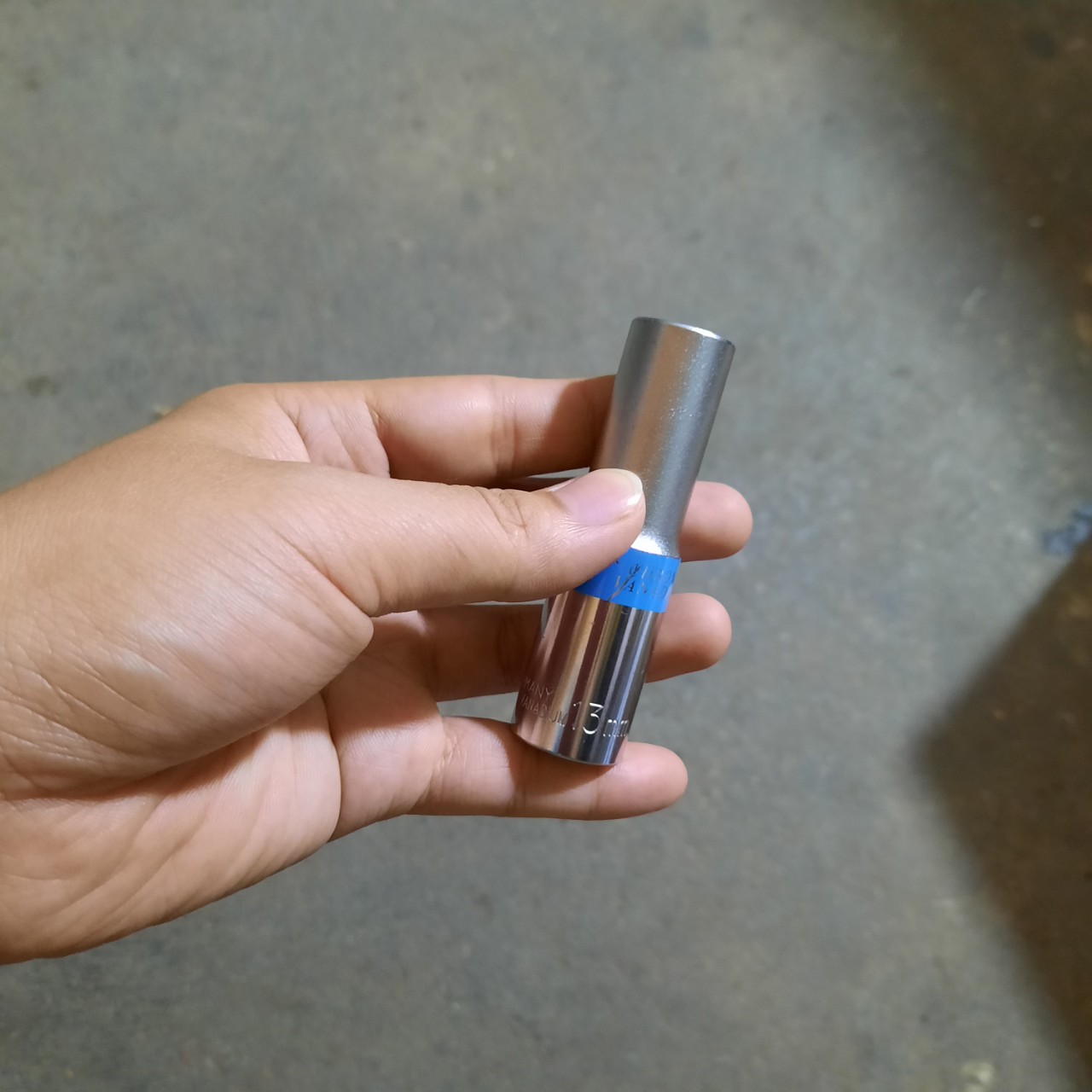 Đầu khẩu văn ốc máy chân 1/2 inch kích cỡ 13mm -ĐẦU KHẨU LỤC GIÁC THÂN DÀI