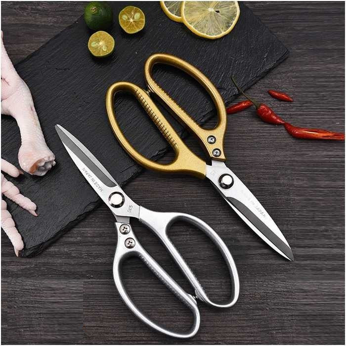 Kéo cắt thịt gà siêu bén, thép không gỉ cao cấp, kéo làm bếp đa năng