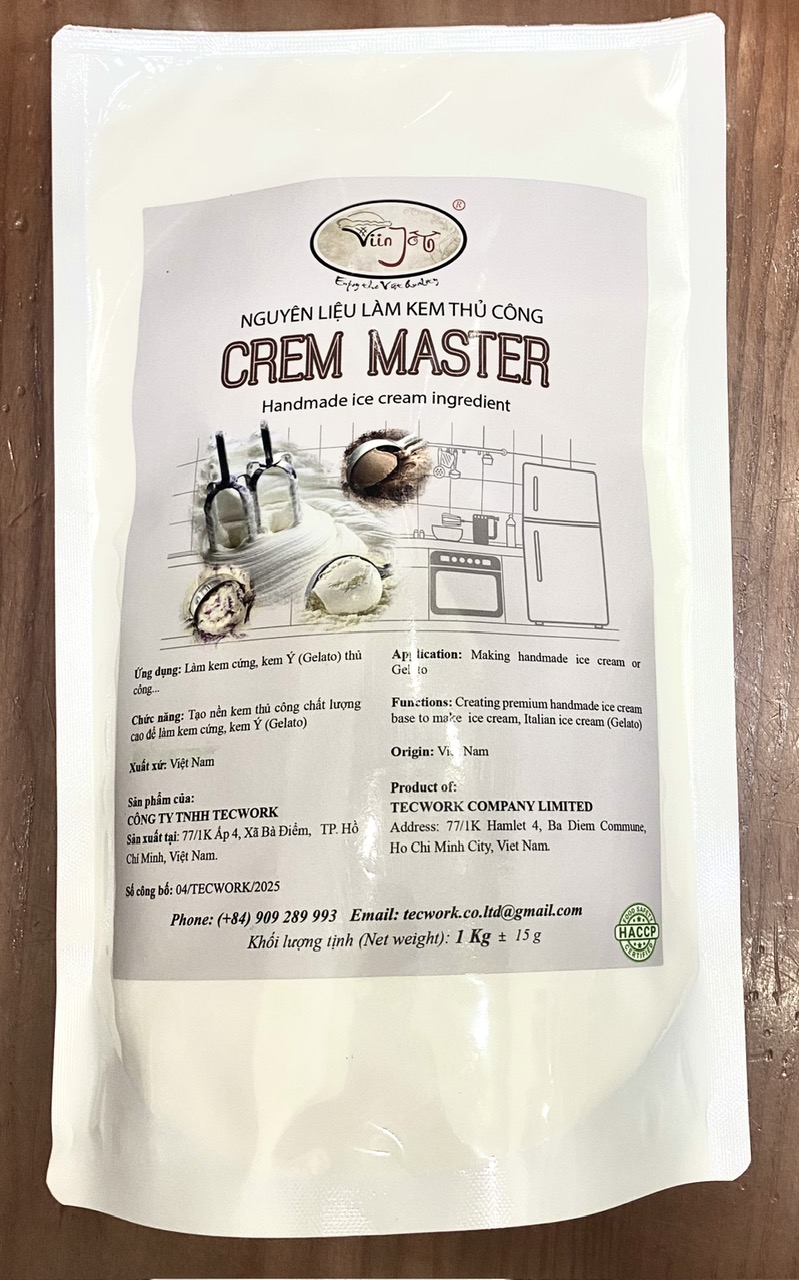 Crem master Nguyên Liệu làm kem handmade 1kg