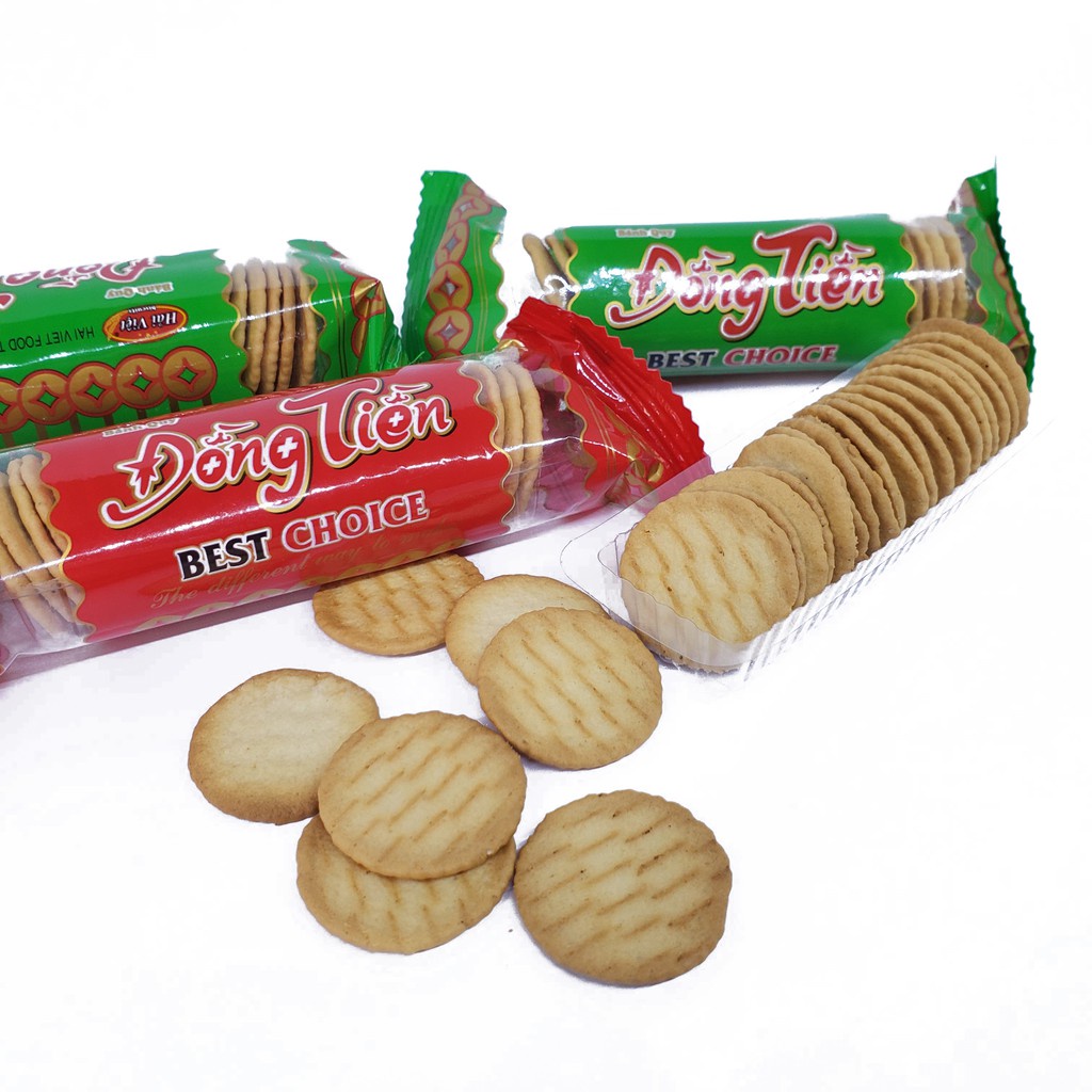 [ SỈ ] 50 Gói Bánh Quy Đồng Tiền - Ăn Vặt Tuổi Thơ Bánh Quy  Bánh Quy Đồng Tiền Bánh Đồng Tiền
