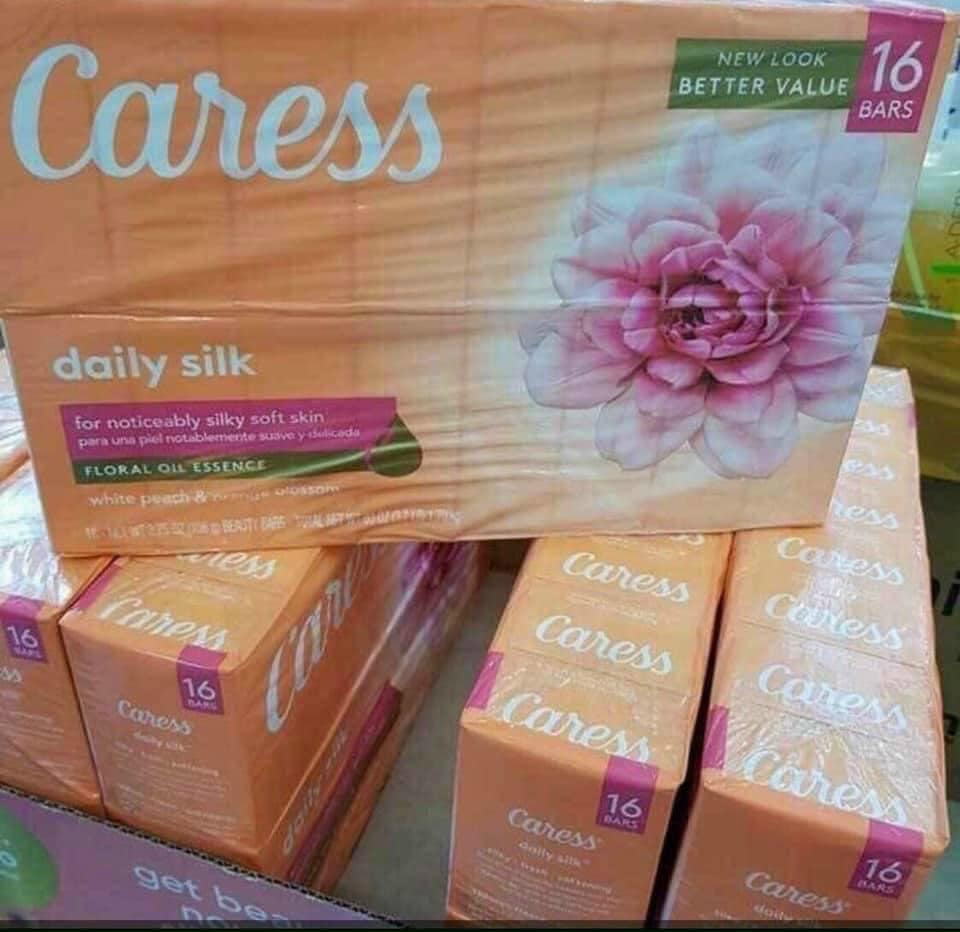 Xà bông cục Caress Daily Silk 106g hương nước hoa