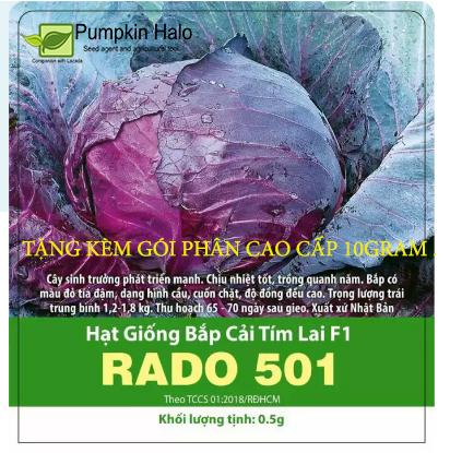 [HCM]Hạt Giống Bắp Cải Tím F1 Chịu Nhiệt Năng Suất Cao_ TẶNG GÓI PHÂN CAO CẤP 10GRAM .