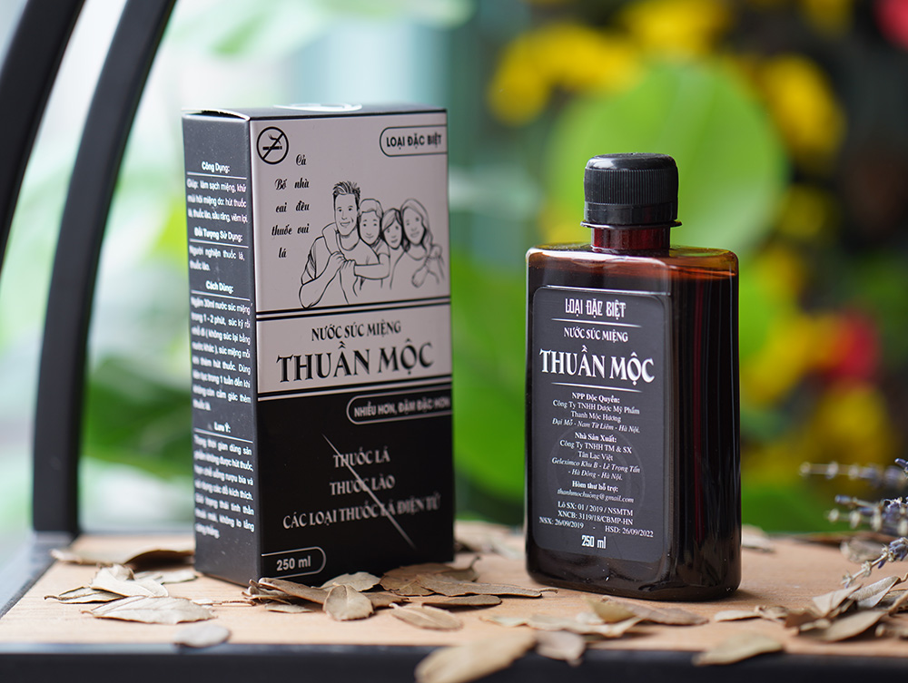 NƯỚC SÚC MIỆNG CAI THUỐC THUẦN MỘC