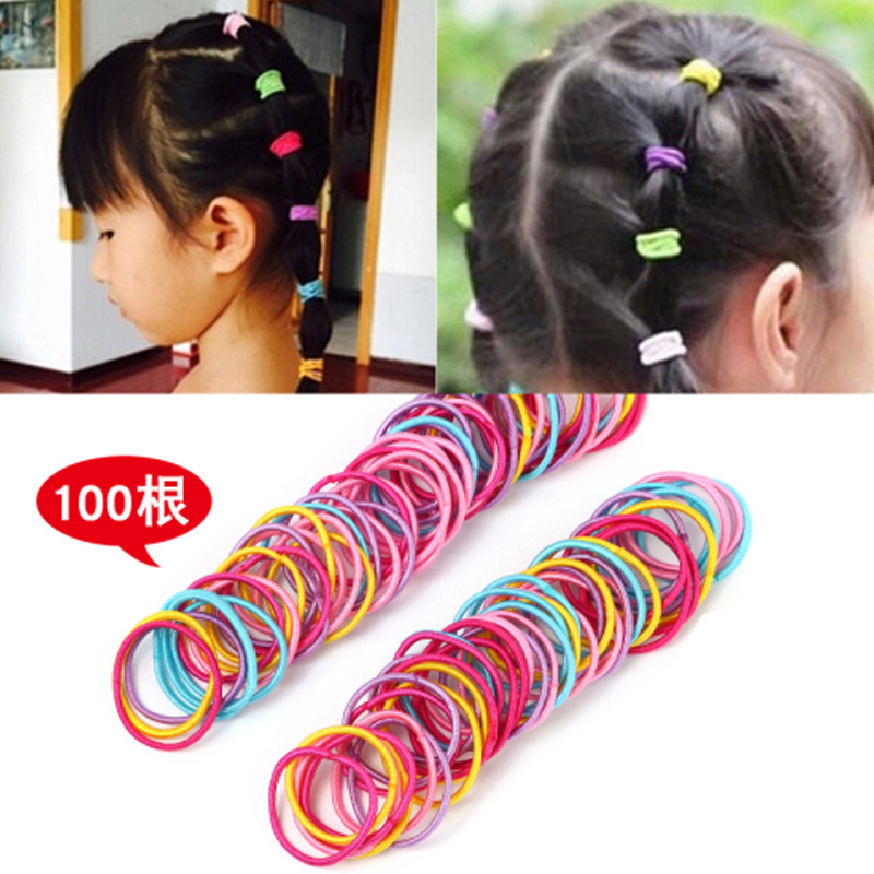 Túi 100/50 dây thun cột tóc hàn quốc mix màu