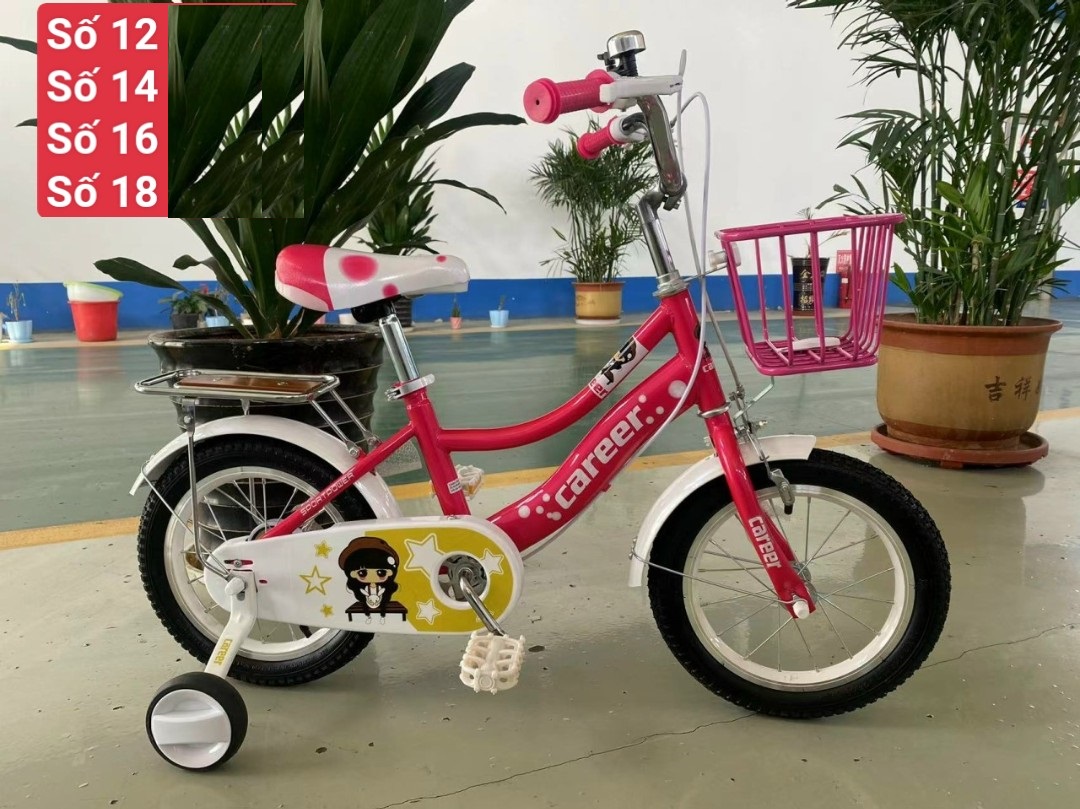 XE ĐẠP TRẺ EM CHO BÉ GÁI TỪ 2.5 đến 8 TUỔI ĐỦ SIZE.
