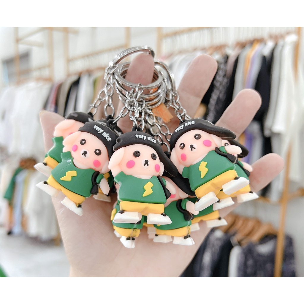 Móc khóa hình gấu hoạt hình dễ thương sáng tạo- Móc Khóa Cute Nhiều Mẫu Dễ Thương
