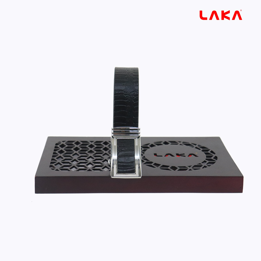 Thắt Lưng Dây Nịt Nam LAKA Da Bò Thật Dập Vân Đà Điểu Đầu Tì Cao Cấp Phong Cách Thời Trang TLLK103