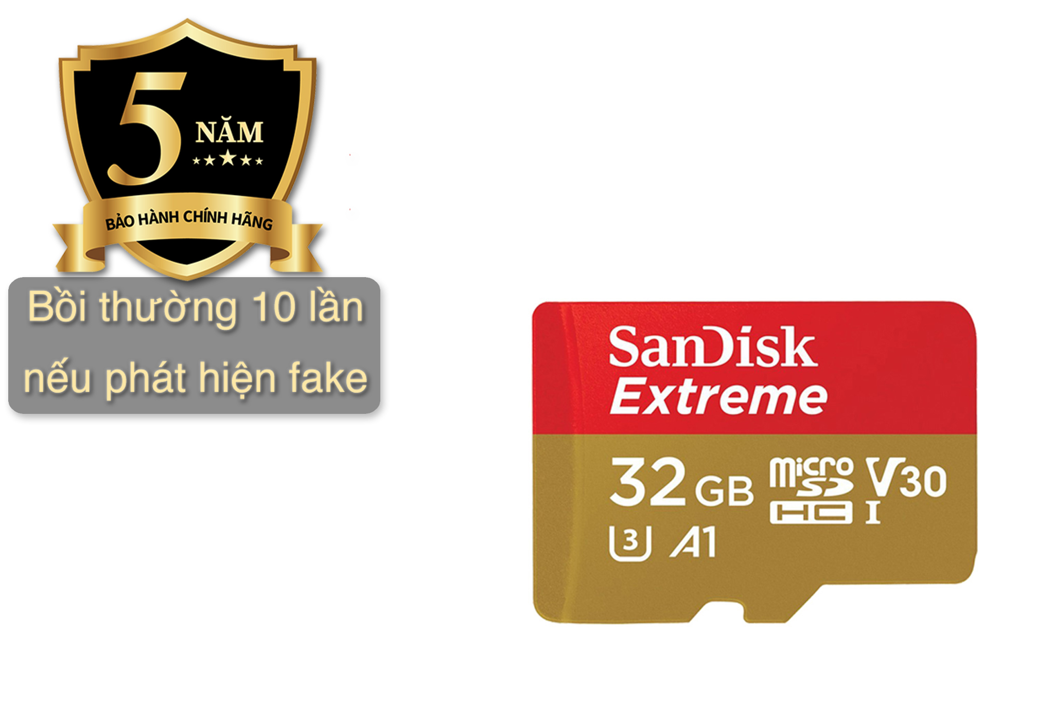 Thẻ Nhớ MicroSD SanDisk Extreme U3/V30 32/64/128 GB cam kết chính hãng 100% Bảo hành 5 năm ***GIÁ TẠI KHO RẺ-NHẤT VIỆT NAM***