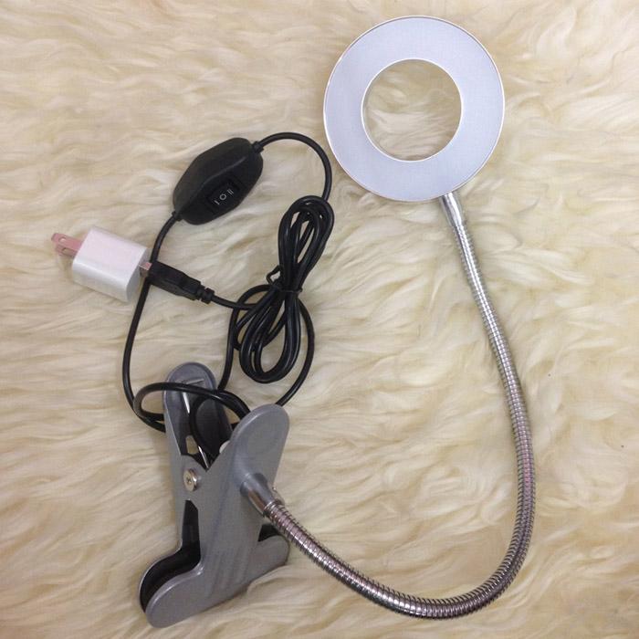 Đèn kẹp tiện dụng đa năng dùng cho phun xăm,Nail, Mi, Livestream, Sửa chữa đồ điện tử,...