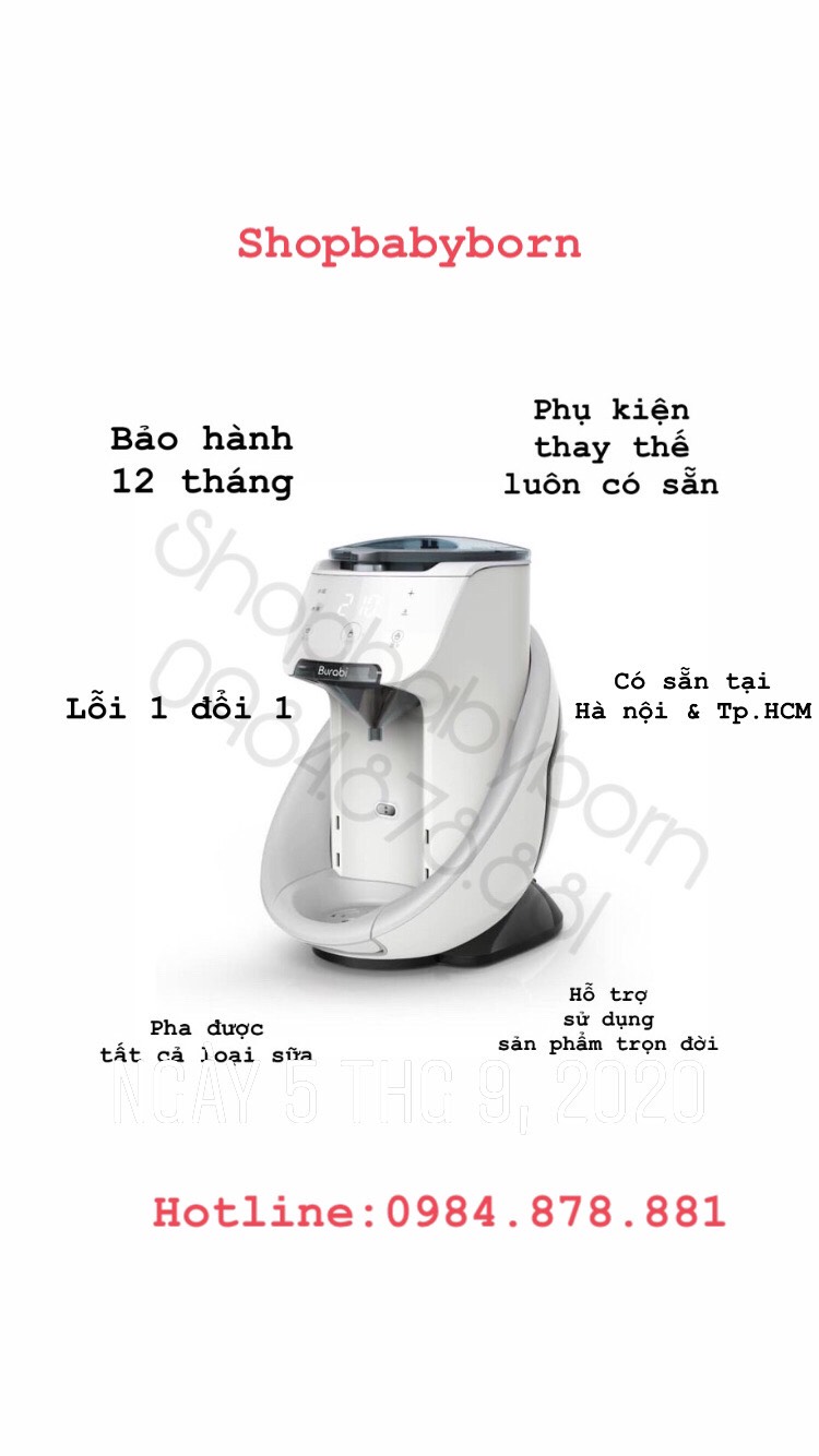 Máy pha sữa Burabi