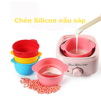 Chén silicon nấu sáp chống dính chịu nhiệt cao