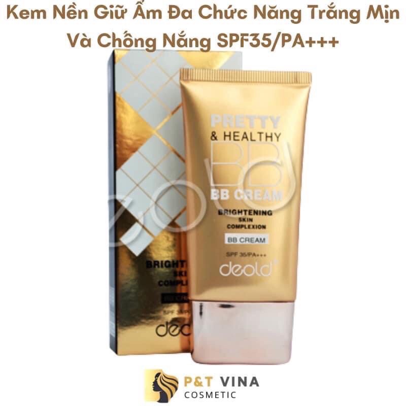 Kem nền trang điểm làm đẹp bb cream deold dưỡng ẩm trắng mịn da chống nắng spf 35 / pa+++