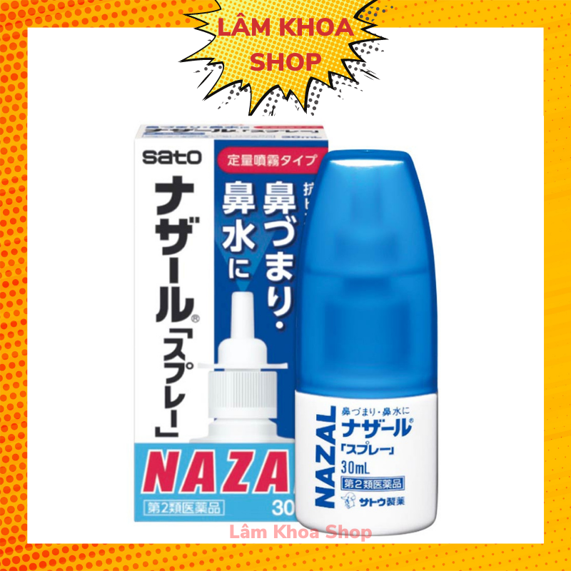 Lọ xịt mũi nazal nhật bản 30ml - xịt ngạt mũi, sổ mũi, xoang nhật bản