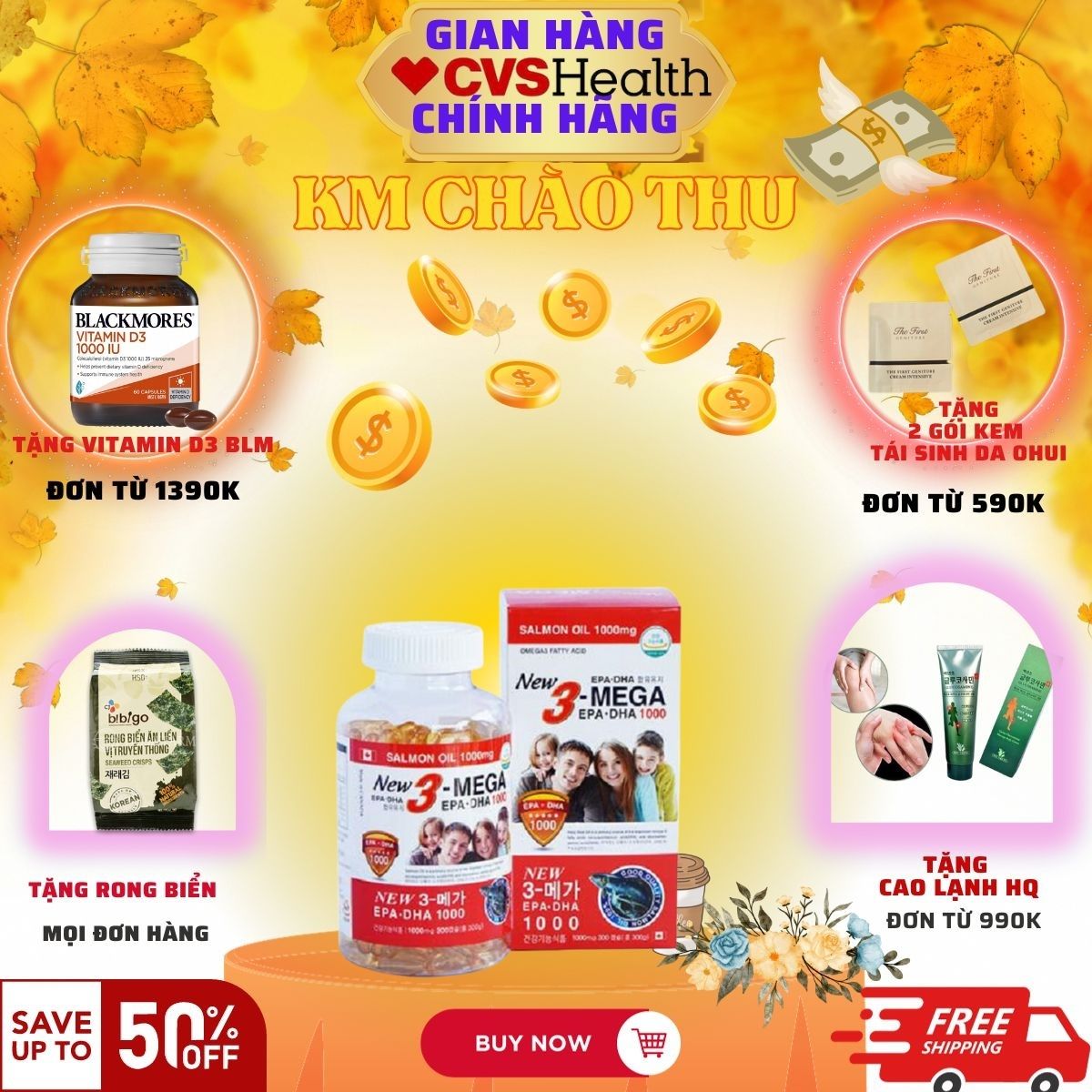 Viên uống bổ sung Omega 3 Hàn Quốc tốt cho cả gia đình