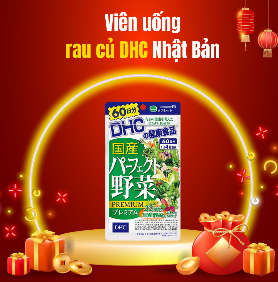 Viên uống rau củ dhc nhật bản