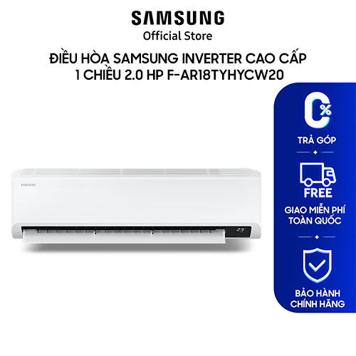 Điều hòa samsung inverter cao cấp 1 chiều 2.0 hp f-ar18tyhycw20