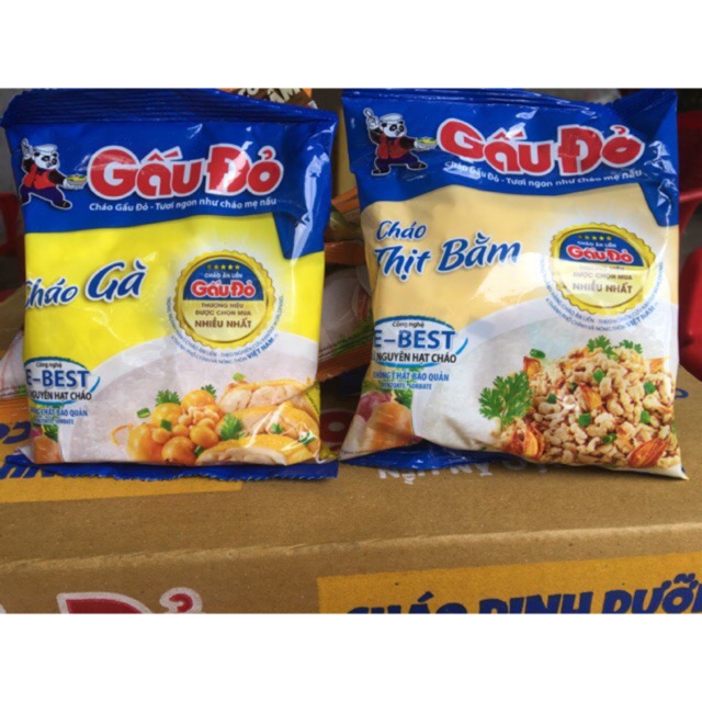 Combo 10 gói cháo gấu đỏ