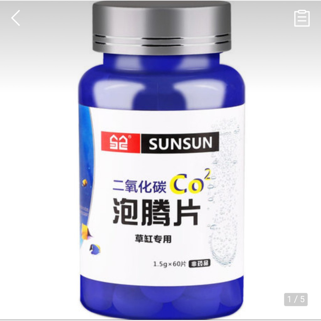 Viên sủi CO2 Sunsun giúp cây phát triển tốt hơn