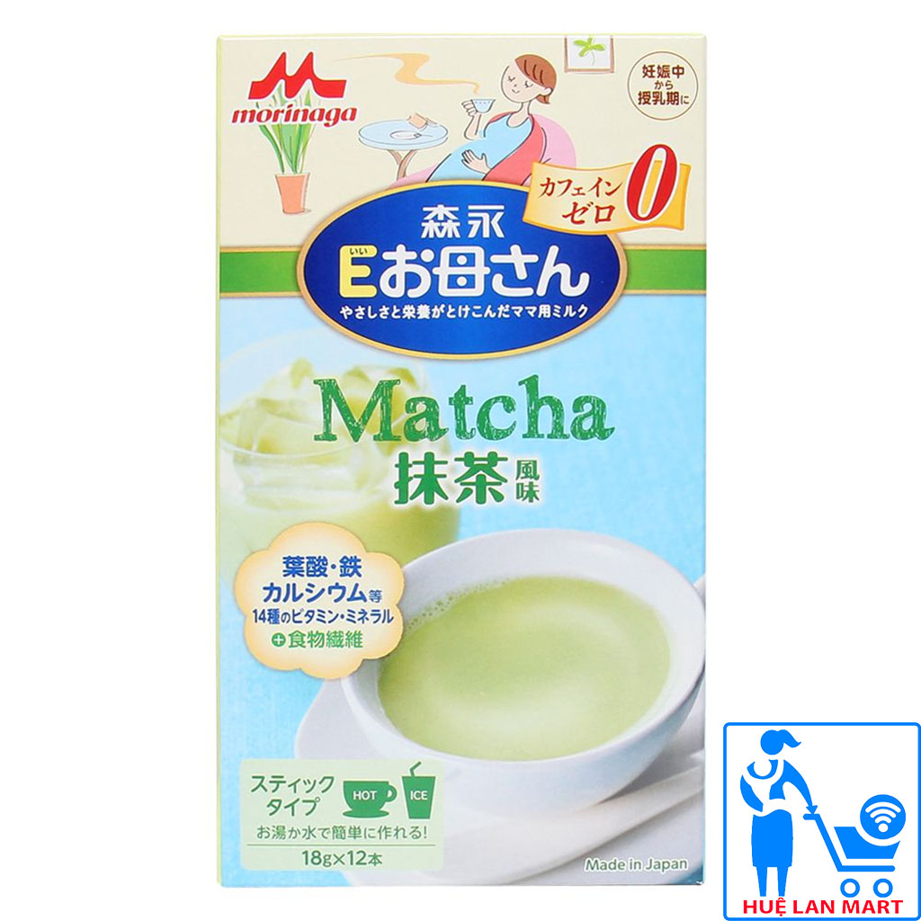 Sữa bà bầu morinaga hương trà xanh - hộp giấy 216g