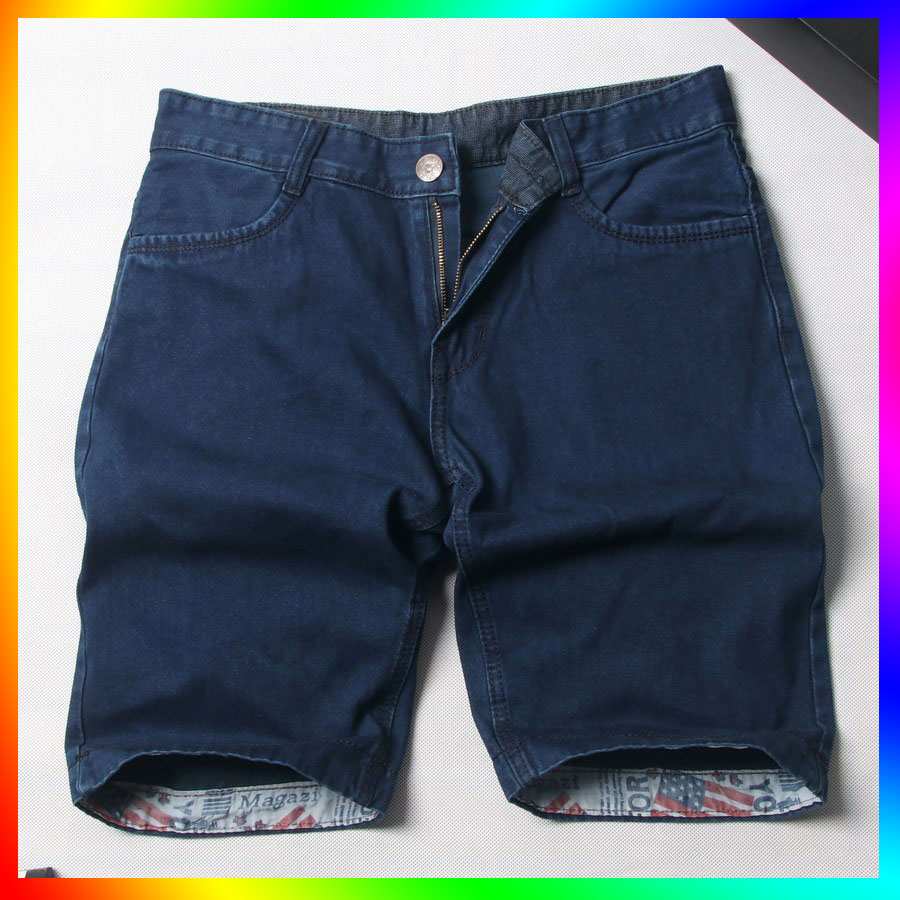 Quần short jean nam cào rách - quần short jean nam
