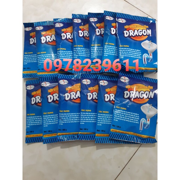 Bột thông cống cực mạnh DRAGON