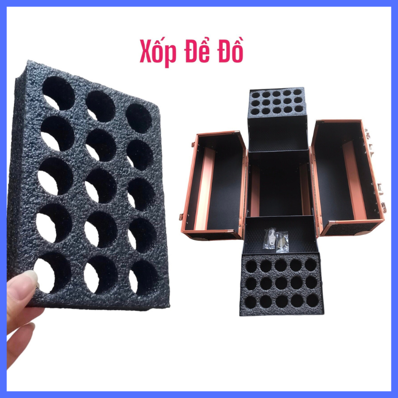 Xốp để cốp đồ phun xăm_miếng xốp đựng mực để cốp đồ phun xăm,trang điểm_phụ liệu mi hậu