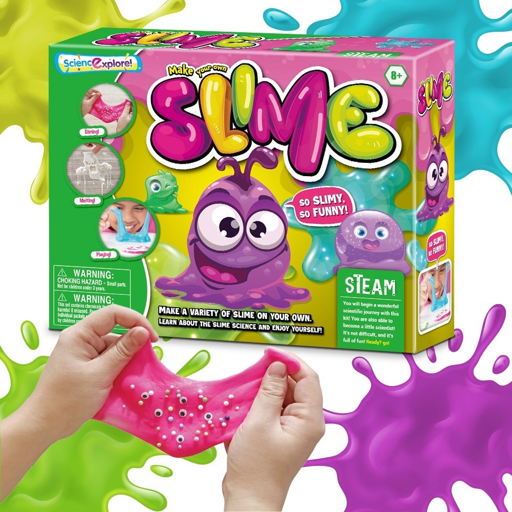  Đồ chơi Tự Làm Chất Nhờn Slime Bằng Tay Chất Nhờn Ma Quái Thí Nghiệm Khoa Học Cho Trẻ Em 