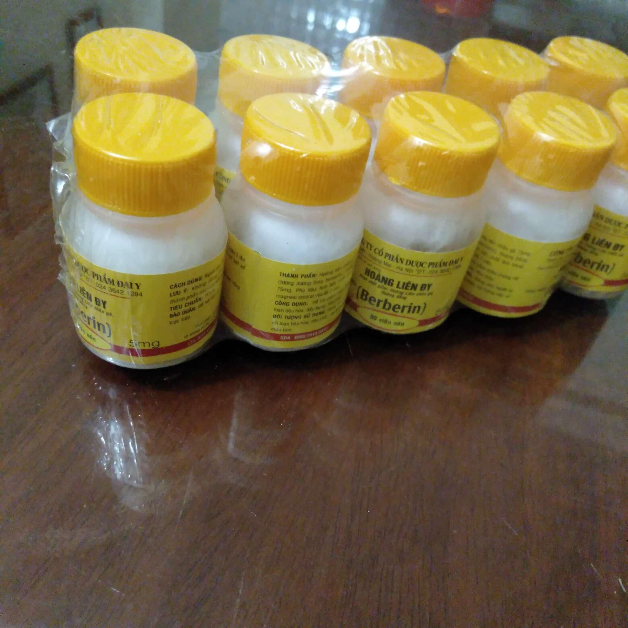 Lốc 10 lọ Berberin không bao đường