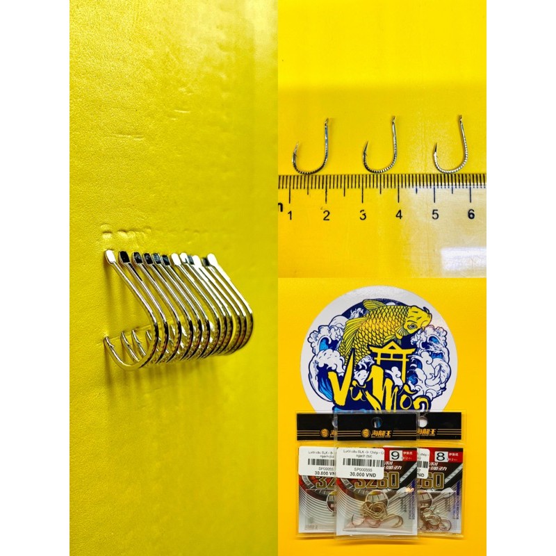 Lưỡi Câu Cá Titan Vảy Rắn Siêu Cường Có Ngạnh Chính Hãng gói 12c SLK- Vũ Môn Fishing