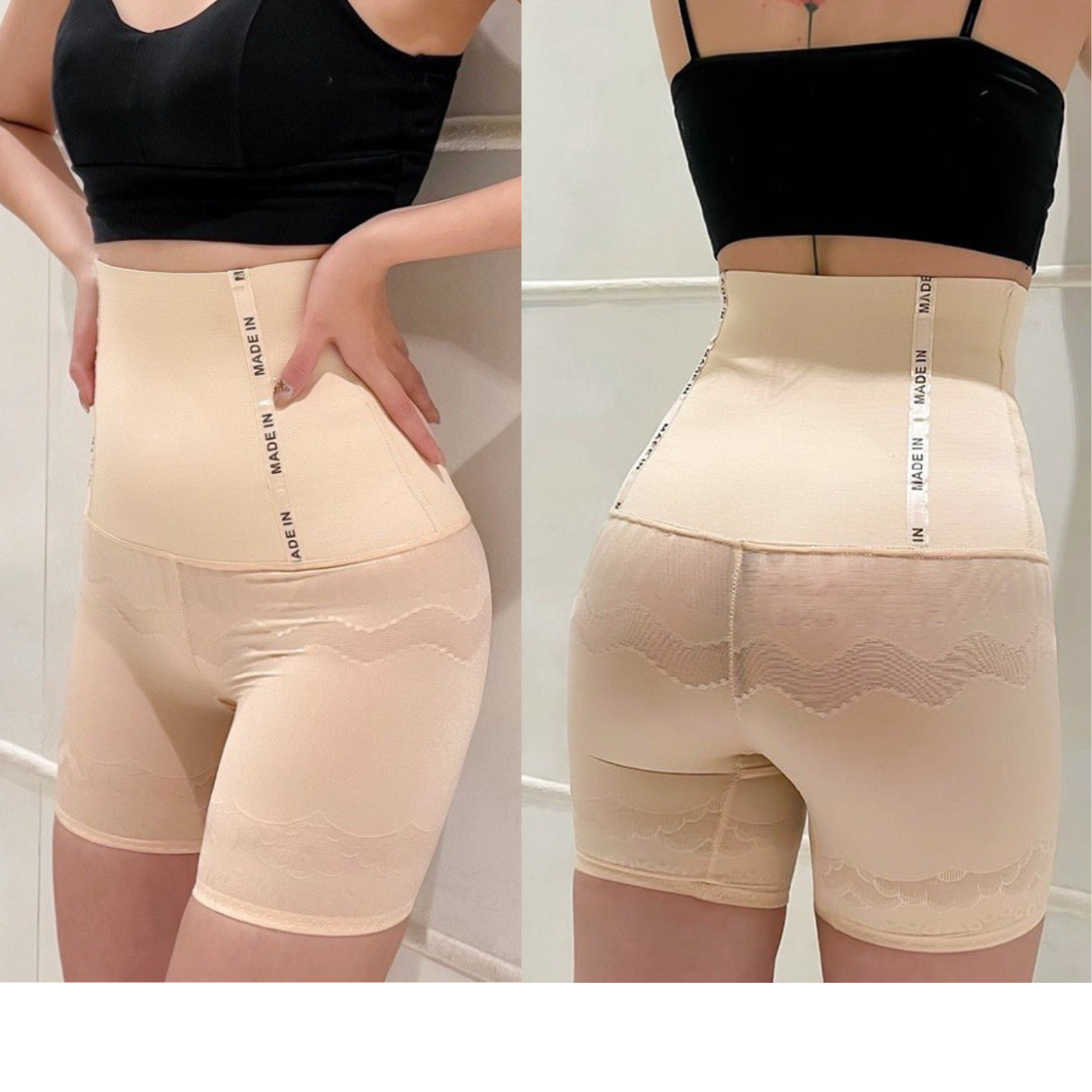 Quần gen nịt bụng mặc váy chống cuộn dạng đùi - quần nịt bụng dưới - quần định hình bụng - quần gen bụng nữ - quần lót gen bụng giảm mỡ eo thon