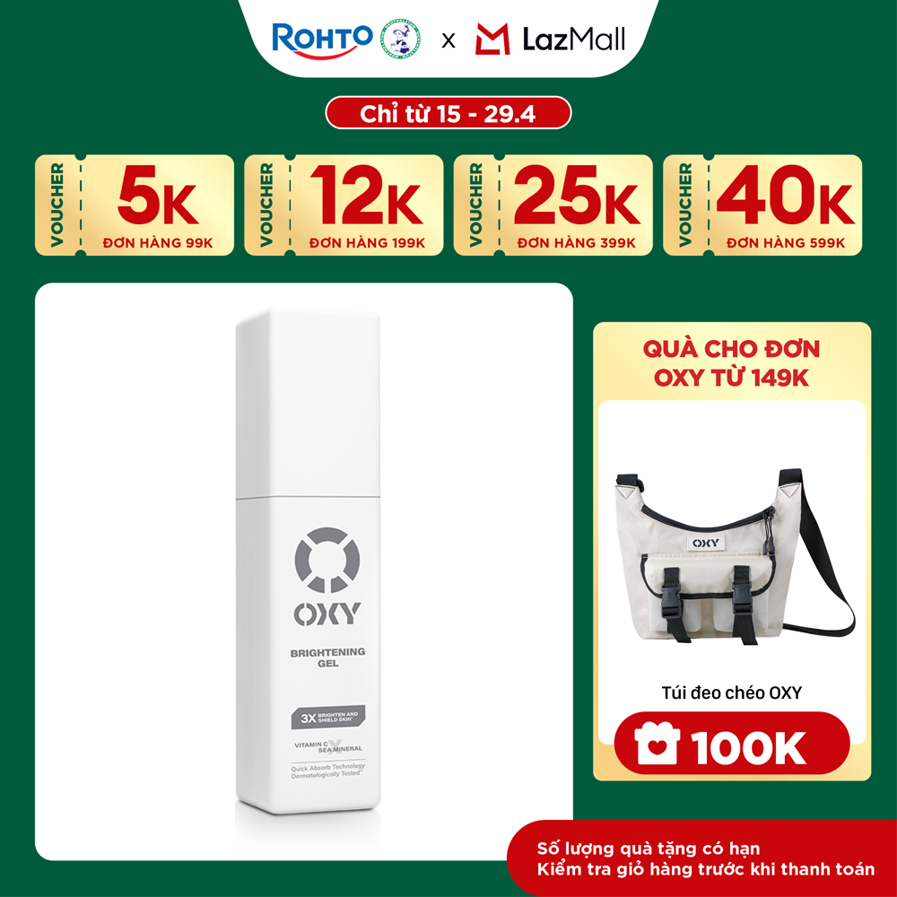 Kem dưỡng sáng da cho nam dạng gel Oxy Brightening Gel 50ml