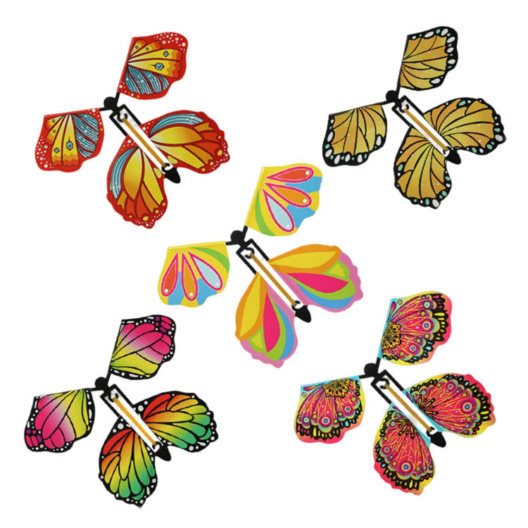 Flutter Flyers Magic Flying Butterfly For Book Surprise Wind Up Butterfly