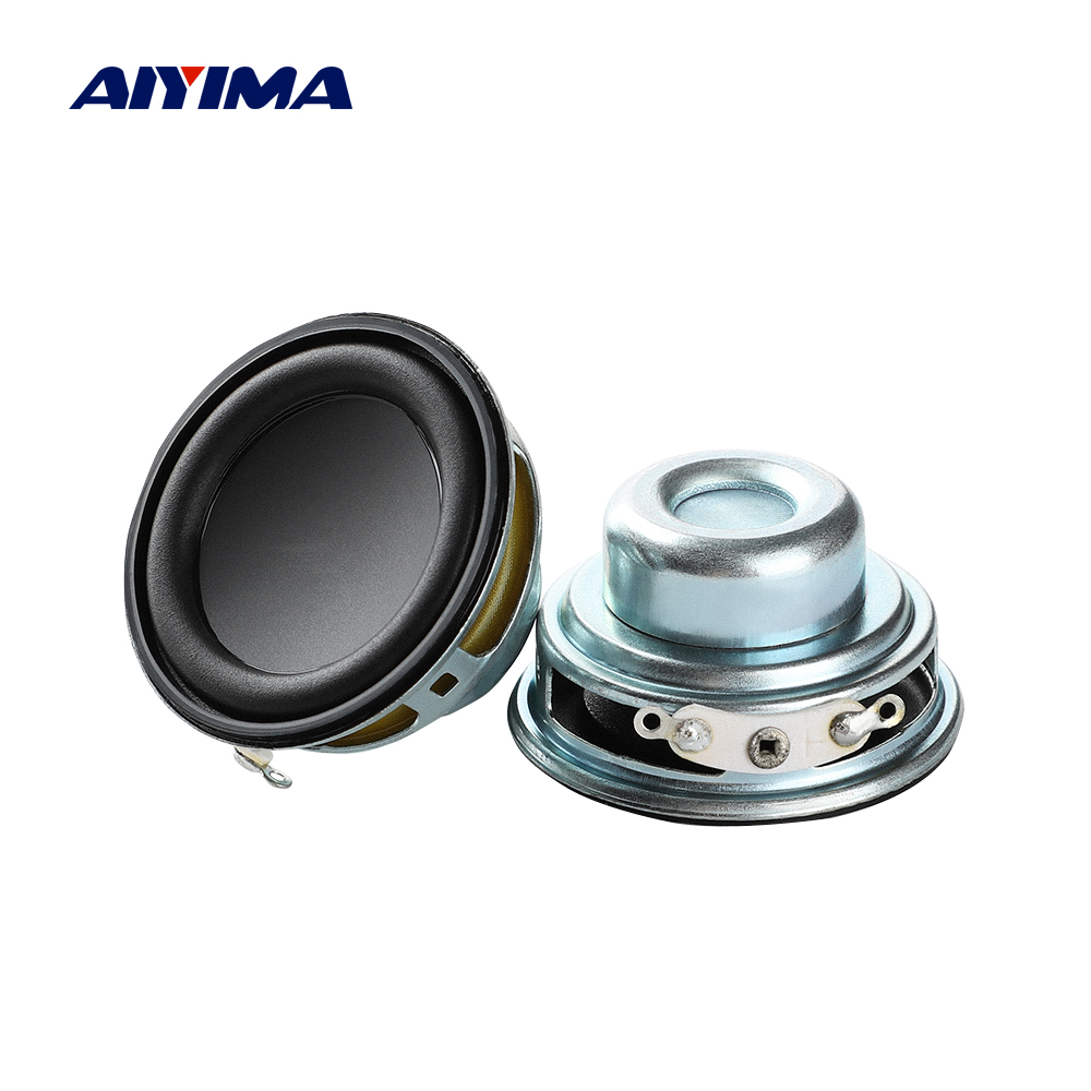 Aiyima 2pcs 1.5 inch 4 ohm 5w full range speaker mini bass speaker 40mm multimedia loudspeaker