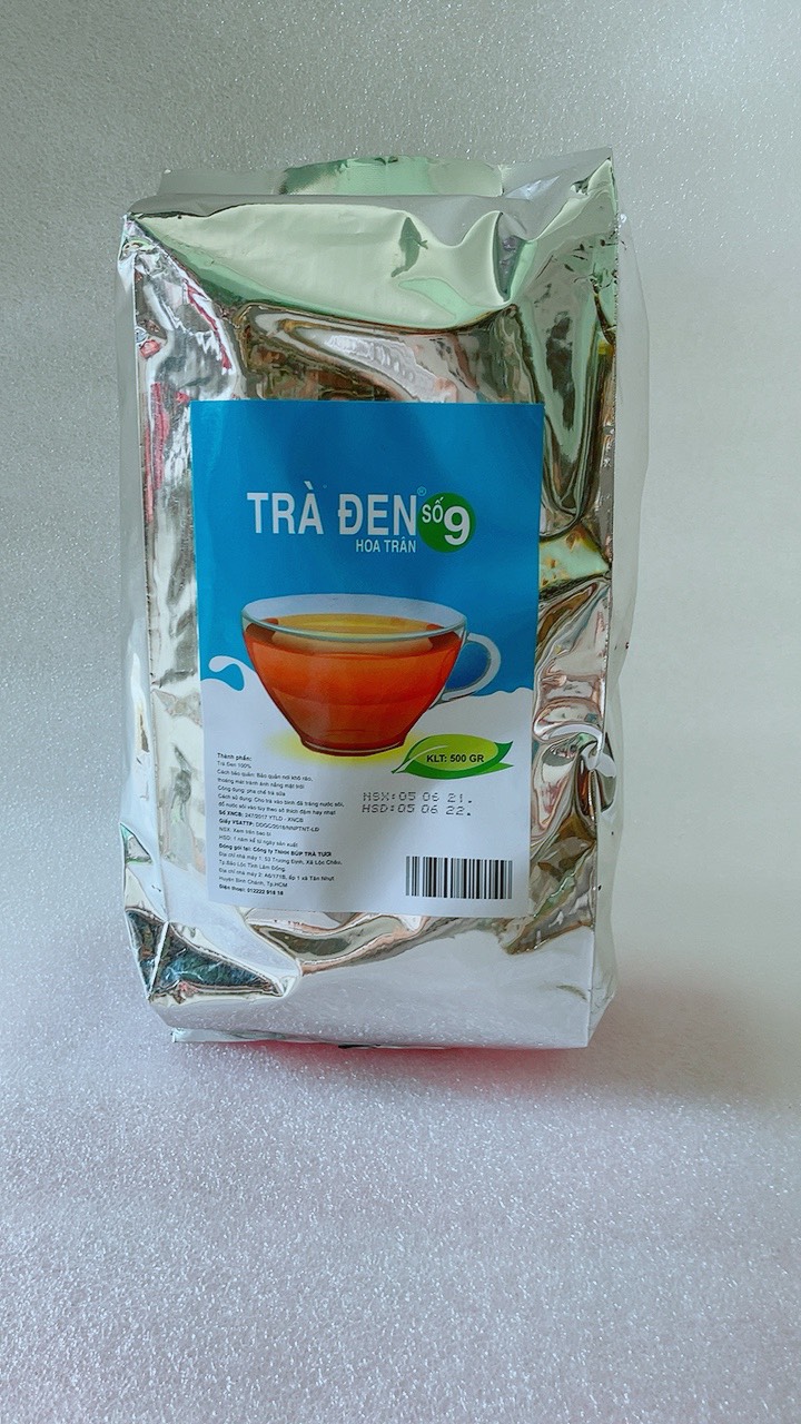 Trà đen số 9 giấy bạc tem xanh biển