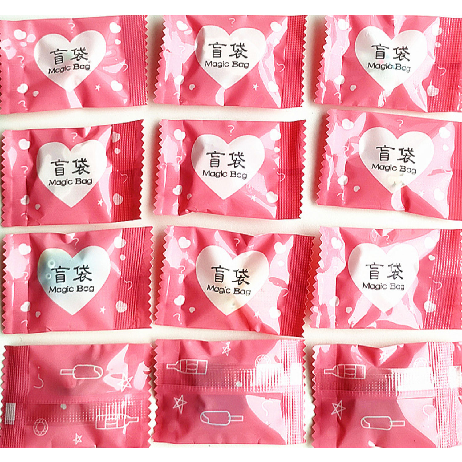 Set 10 gói kẹo đồ chơi bí mật ngẫu nhiên