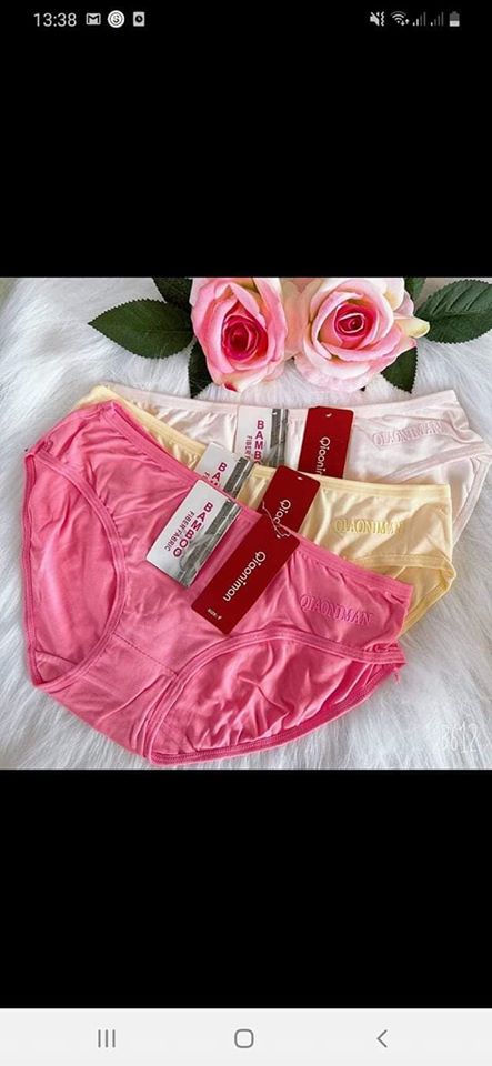 10 Quần lót nữ thun cotton sixe từ 40 đến 60 kg