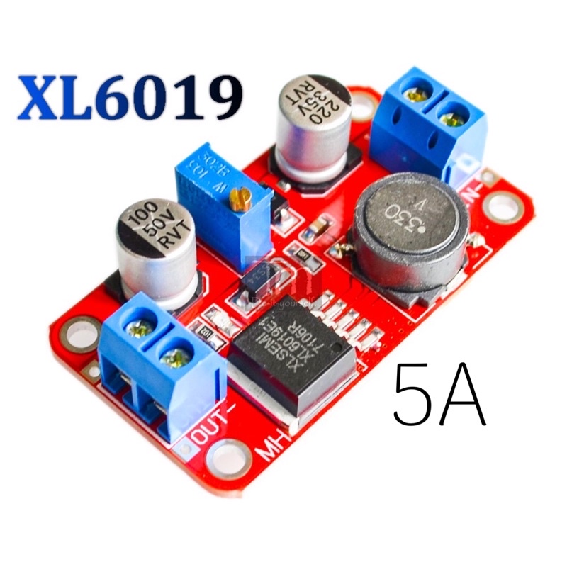 Mạch tăng áp dc xl6019 5a 5v - 45v