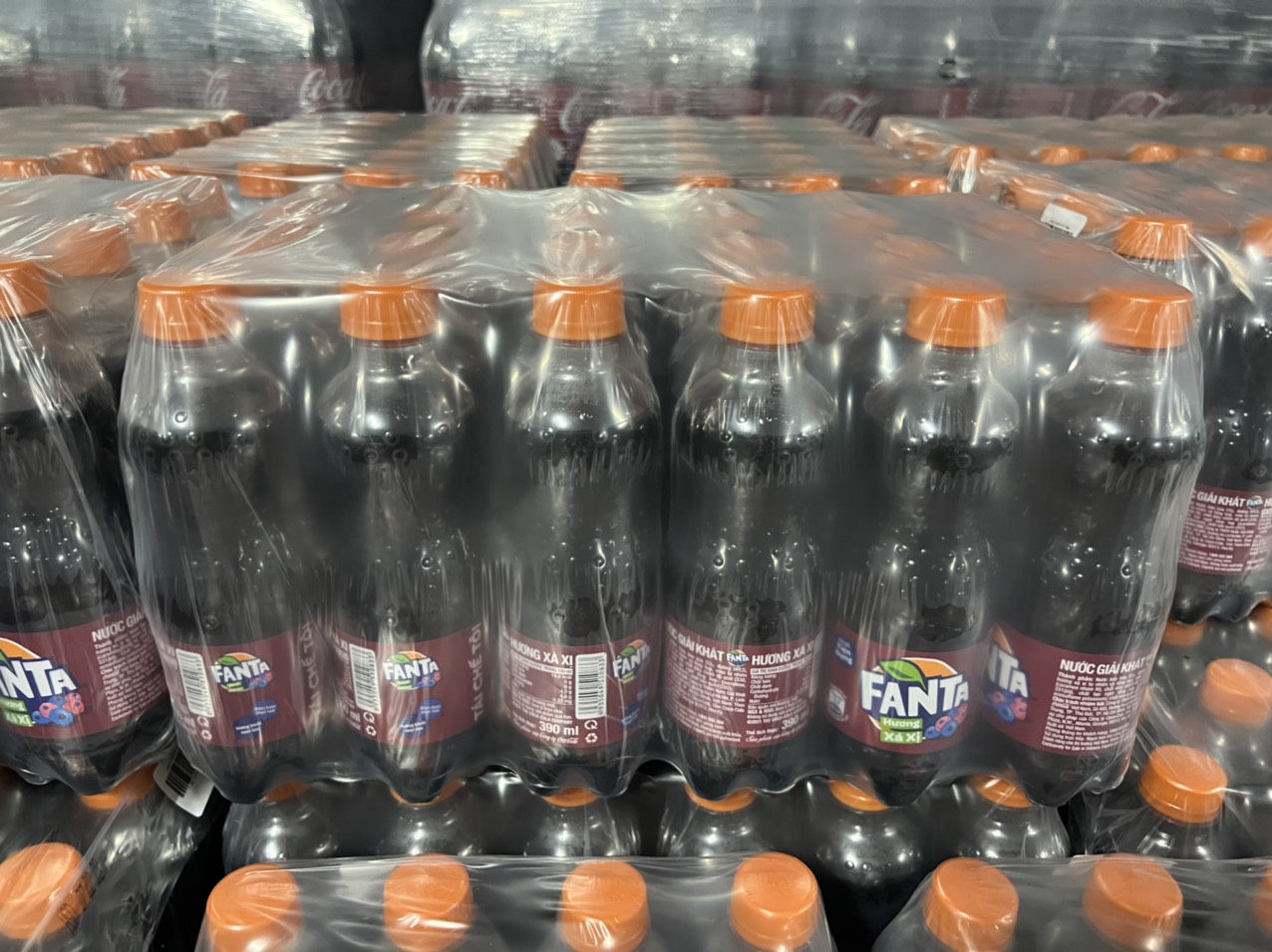 Fanta sá xị 390ml 24 chai
