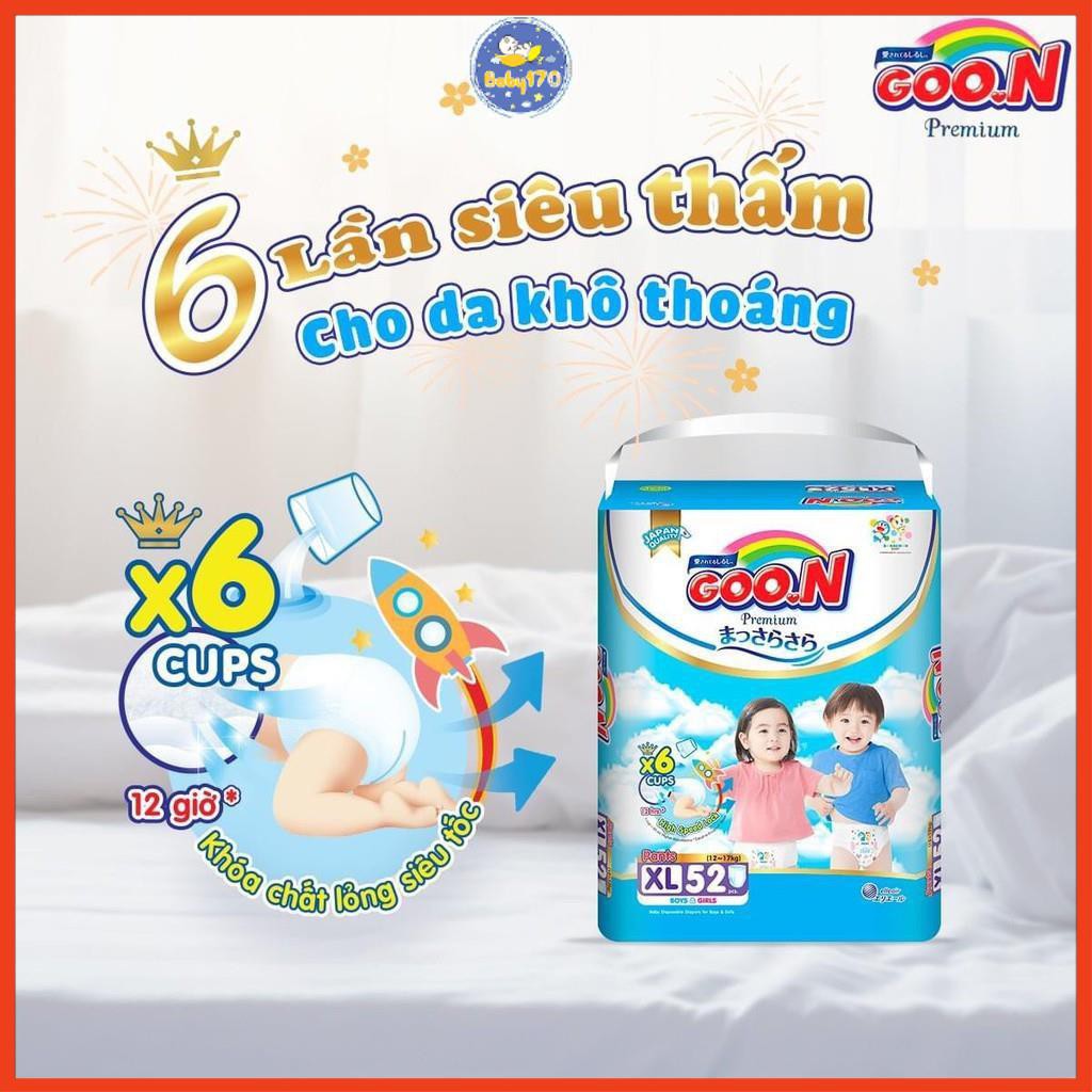 Bỉm dán/ quần goon premium size nb70/s64/m60/m56/l50/l46/xl46/xl42/xxl36
