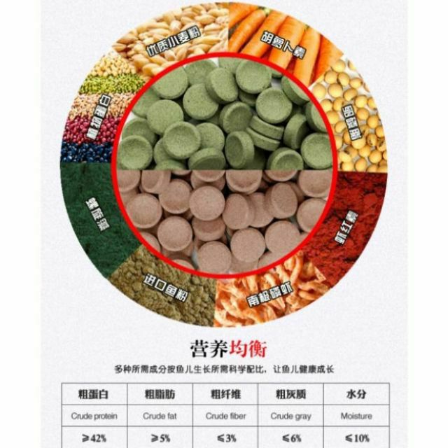 Thức ăn viên dán bể kính - 100 viên thức ăn dán bể kính
