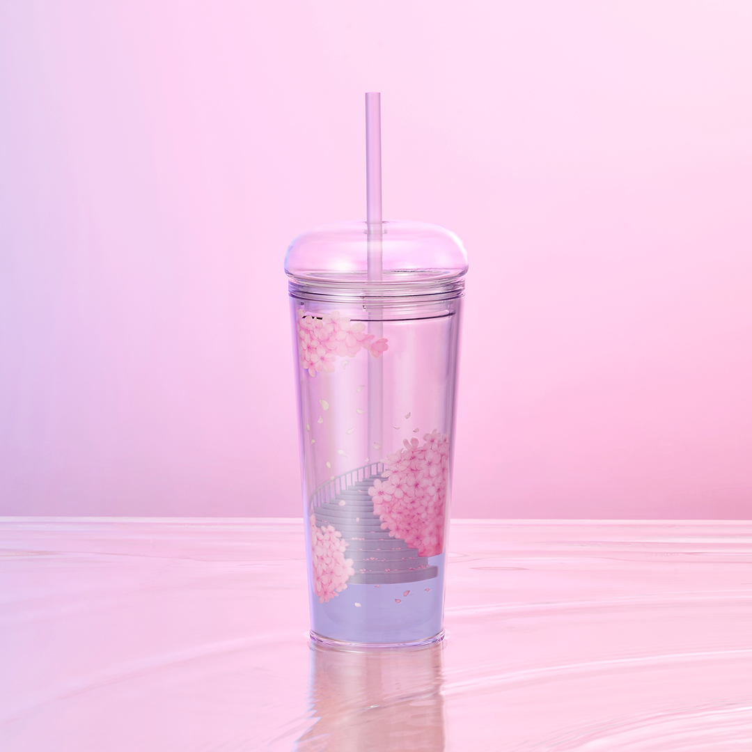Ly starbucks cold cup 16oz chy blm sct gdn str
