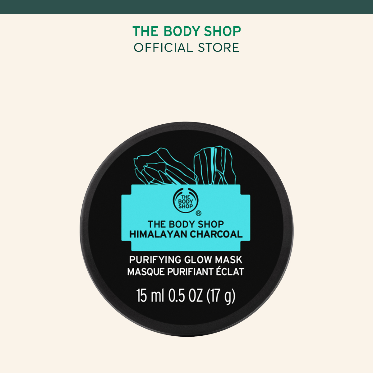 Mặt Nạ Thải Độc Da The Body Shop Himalayan Charcoal Purifying Glow Mask 15ML