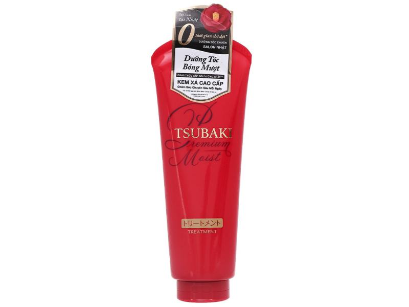 Kem xả dưỡng tóc bóng mượt Tsubaki premium moist treatment 180g