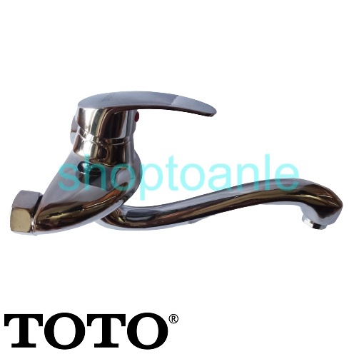 Vòi chậu rửa bát nóng lạnh gắn tường TOTO - Bảo hành 5 năm