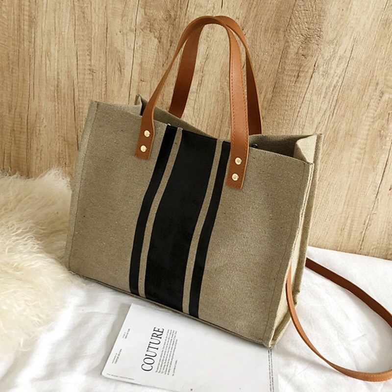 Túi Cói Thời Trang Công Sở Có Quai Đeo Chéo